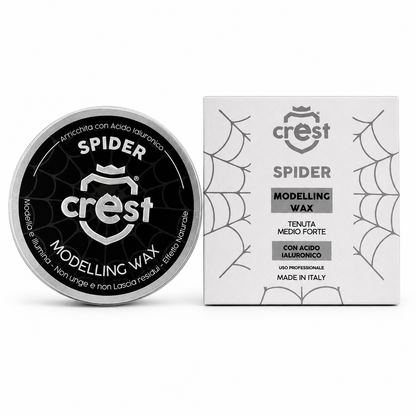 Crest Spider Wax – Cera Modellante Effetto Ragnatela Opaca Tenuta Medio-Forte