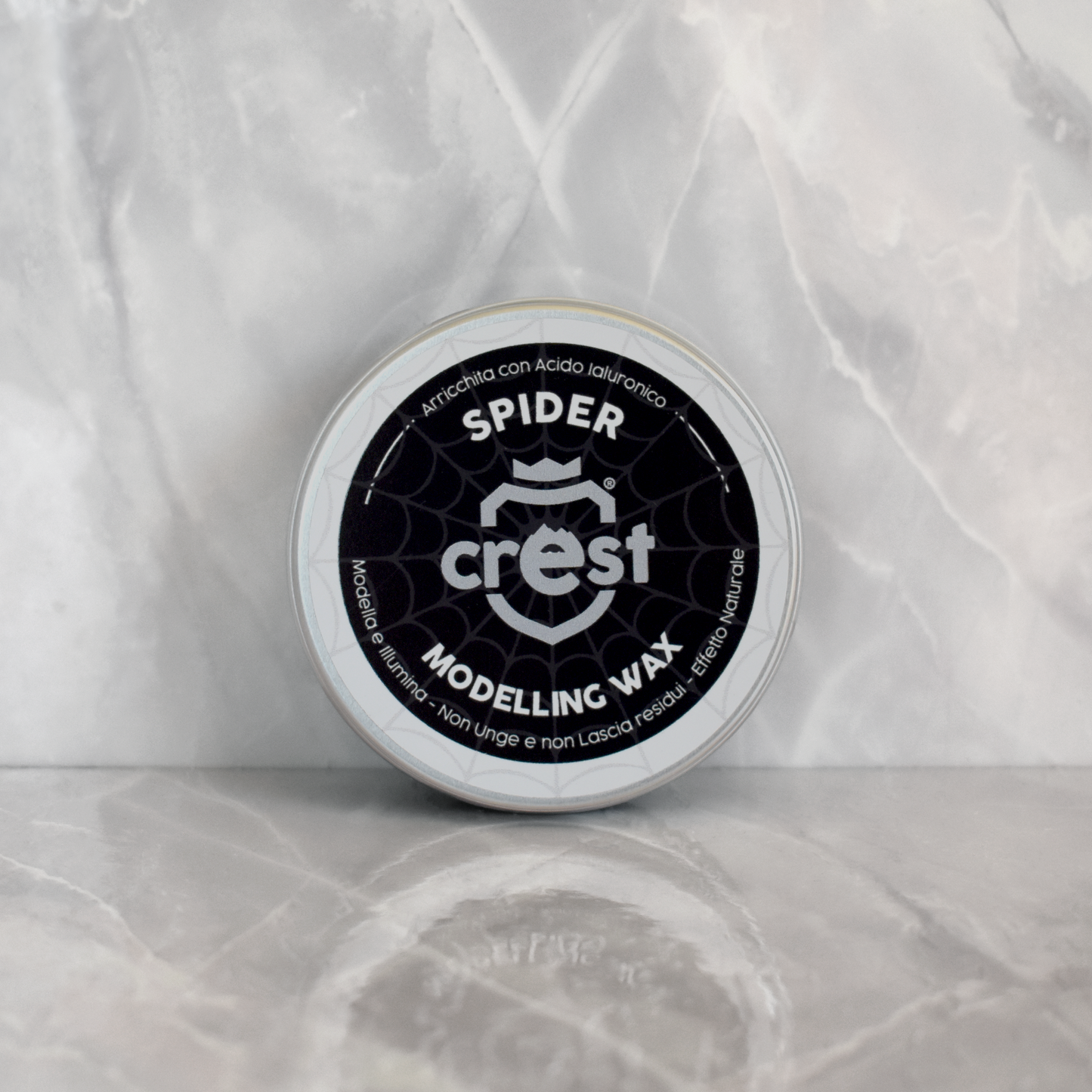 Crest Spider Wax – Cera Modellante Effetto Ragnatela Opaca Tenuta Medio-Forte
