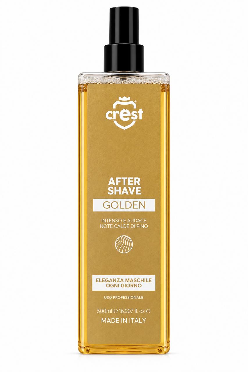 CREST After Shave Golden – Dopobarba Note Calde di Pino
