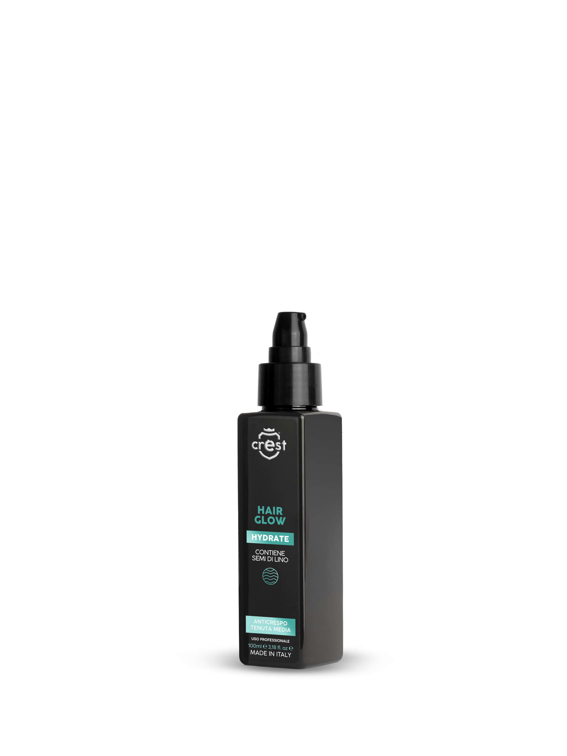 Crest Hair Glow Anticrespo – Fluido Lucidante Anti-Crespo per Capelli Uomo